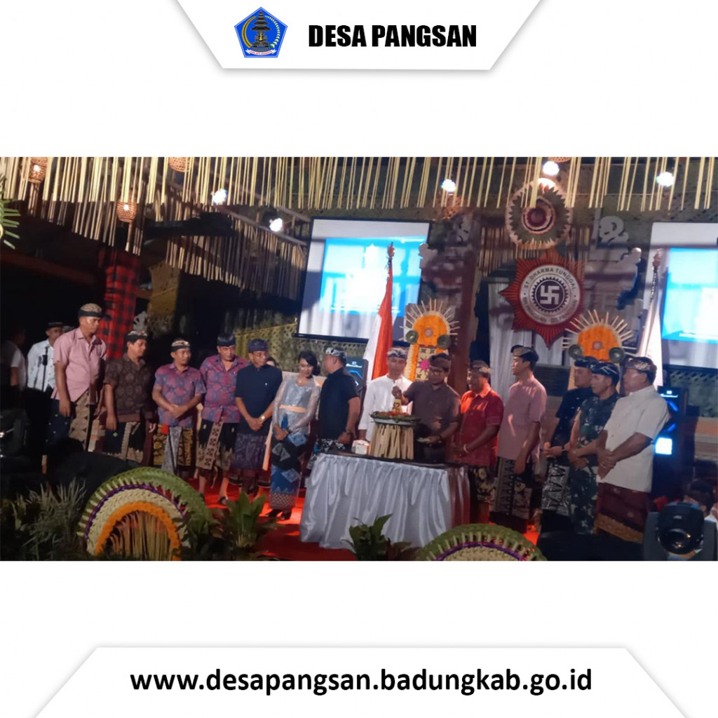 Perbekel Menghadiri Perayaan HUT ST.  Dharma Tunggal